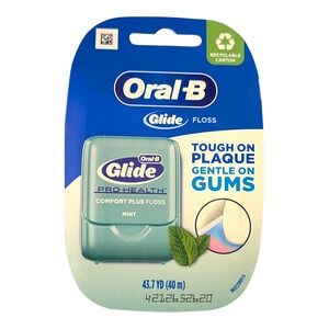 Oral-B Glide Pro-Health Comfort Plus Dental Floss Mint 43.7‎ YD 40m OLD VERSION